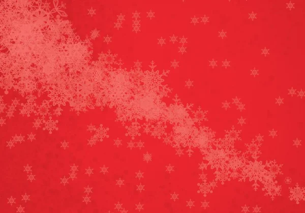 Fondo Navidad Digital Con Copos Nieve — Foto de Stock