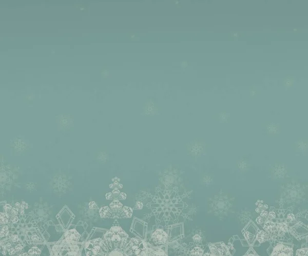 Fundo Natal Digital Com Flocos Neve — Fotografia de Stock