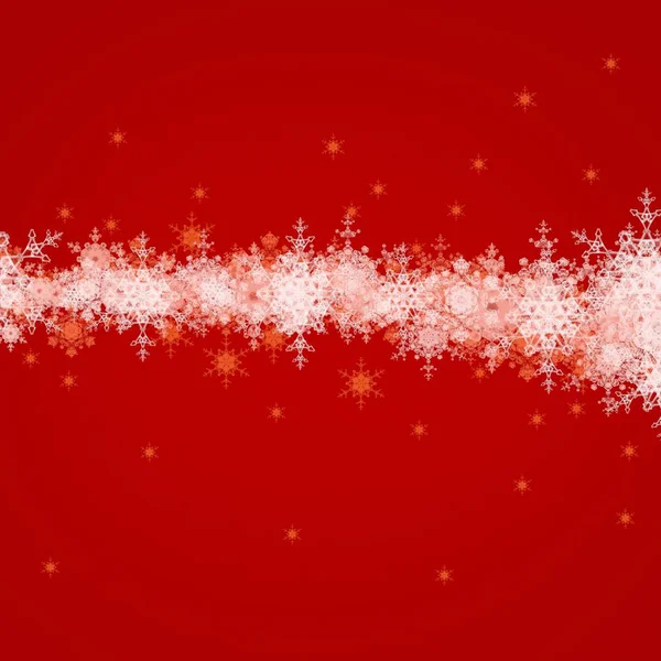 눈송이와 디지털 크리스마스 — 스톡 사진