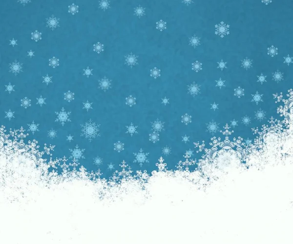 Ψηφιακό Χριστουγεννιάτικο Φόντο Χιονονιφάδες — Φωτογραφία Αρχείου
