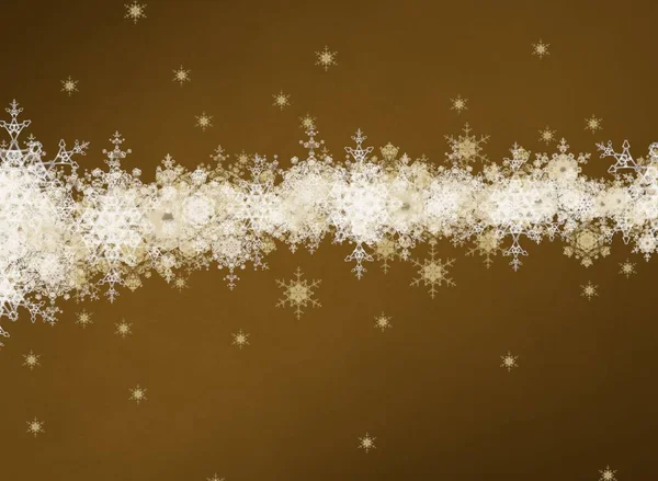 Fond Noël Numérique Avec Flocons Neige — Photo