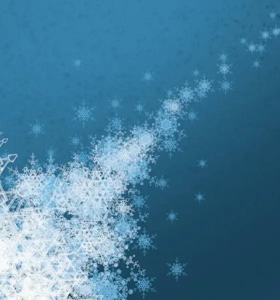 数字圣诞背景与雪花 — 图库照片