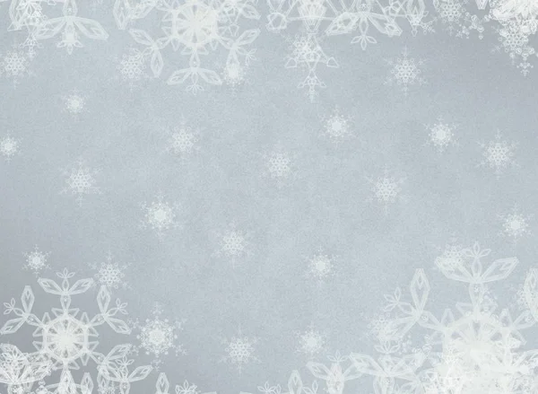 Digital Christmas Background Snowflakes — Stock Photo, Image