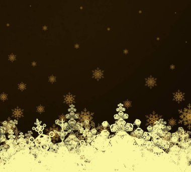 metin için alan ile karlı arka plan