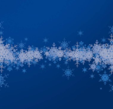 Kar taneleriyle soyut noel arkaplanı