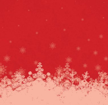 Kar taneleriyle soyut noel arkaplanı