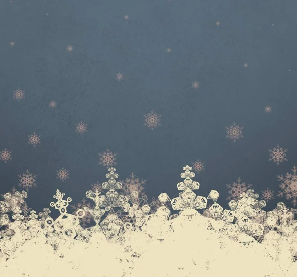 Snowy Background Space Your Text — Stock Photo, Image