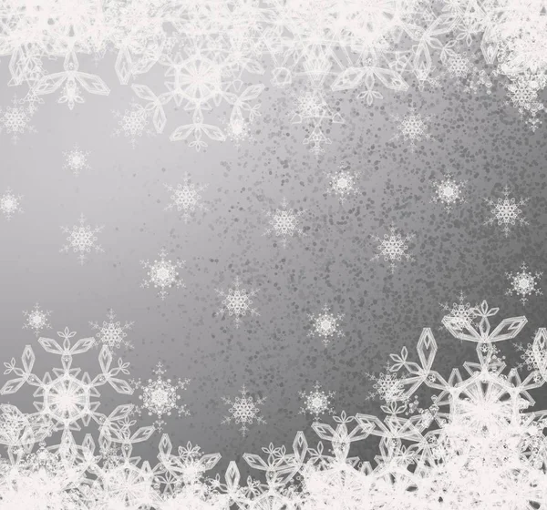 Abstract Christmas Background Snowflakes — Stock Photo, Image