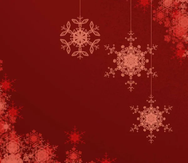 Abstract Christmas Background Snowflakes — Stock Photo, Image