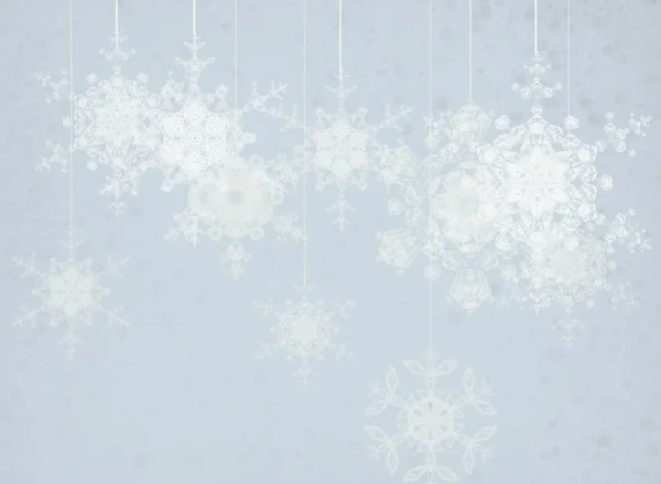 Abstract Christmas Background Snowflakes — Stock Photo, Image