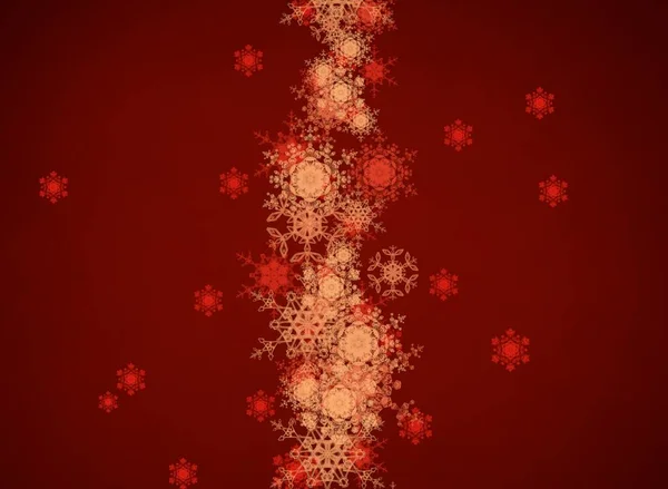 Fondo Navidad Abstracto Con Copos Nieve — Foto de Stock