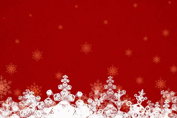 Abstract Background Snowflakes Pattern — Stock Photo, Image