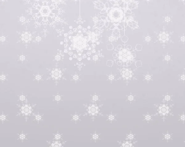 Abstracte Achtergrond Met Sneeuwvlokken Patroon — Stockfoto