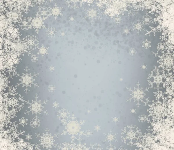 Абстрактний Фон Сніжинками Візерунок — стокове фото
