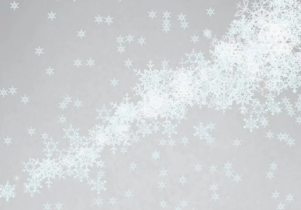 Kerst Achtergrond Met Winter Sneeuw — Stockfoto