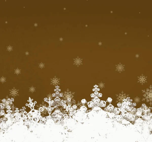 Christmas Background Winter Snow — Stock Photo, Image