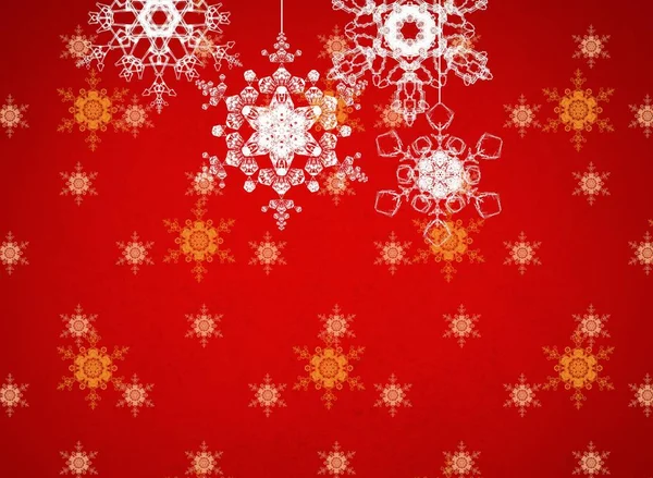 Christmas Background Winter Snow — Stock Photo, Image