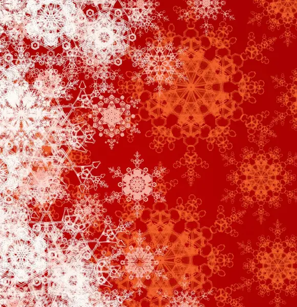 Christmas Background Winter Snow — Stock Photo, Image