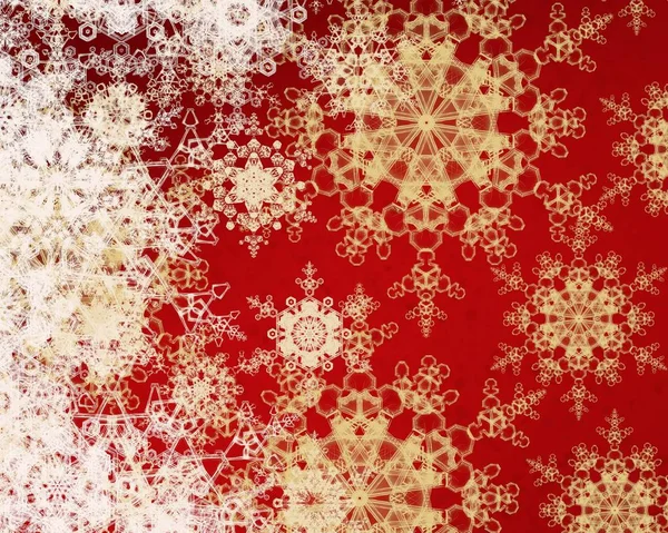 Sfondo Natale Con Neve Invernale — Foto Stock