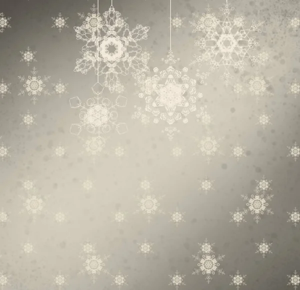 Fondo Navidad Con Nieve Invierno — Foto de Stock