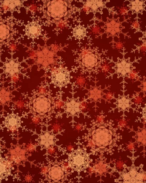 雪の結晶とクリスマス抽象的な背景 — ストック写真