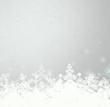 Kar taneleriyle soyut Noel arkaplanı