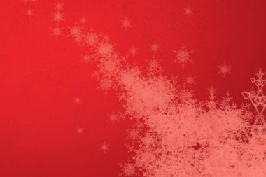 Kar taneleriyle soyut Noel arkaplanı