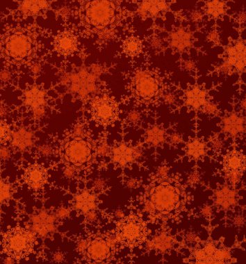 kar taneleri ile noel şenlikli desen