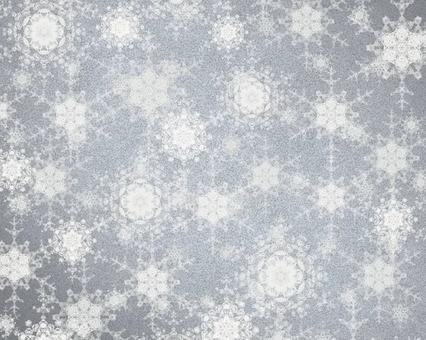 Weihnachten Abstrakten Hintergrund Mit Schneeflocken — Stockfoto