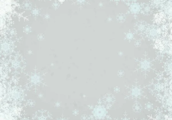 Різдвяний Абстрактний Фон Сніжинками — стокове фото