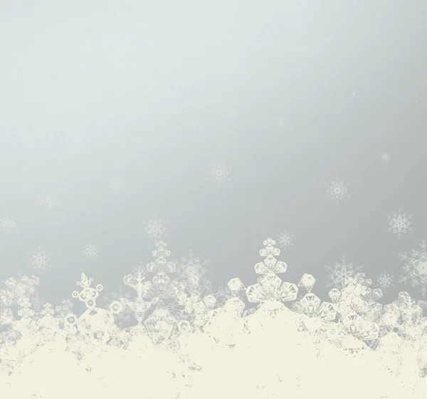 Karácsonyi Elvont Háttér Hópelyhek — Stock Fotó