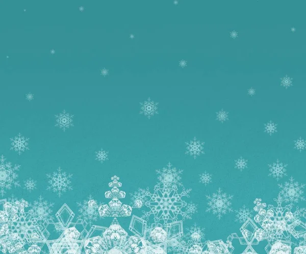 Natal Fundo Abstrato Com Flocos Neve — Fotografia de Stock