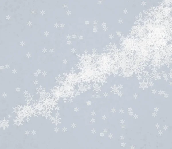 Vánoční Abstraktní Pozadí Sněhové Vločky — Stock fotografie