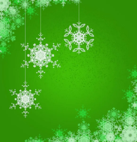 Christmas Abstract Background Snowflakes — Stock Photo, Image