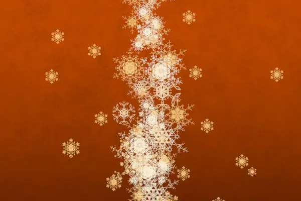 Natale Sfondo Astratto Con Fiocchi Neve — Foto Stock