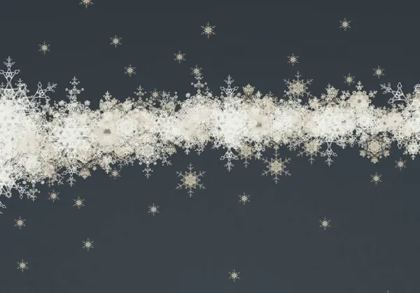 Fondo Abstracto Navidad Con Copos Nieve —  Fotos de Stock