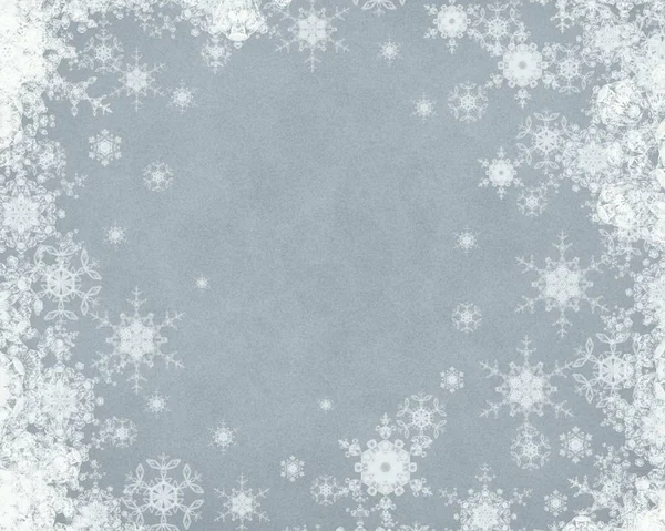 Christmas Abstract Background Snowflakes — Stock Photo, Image