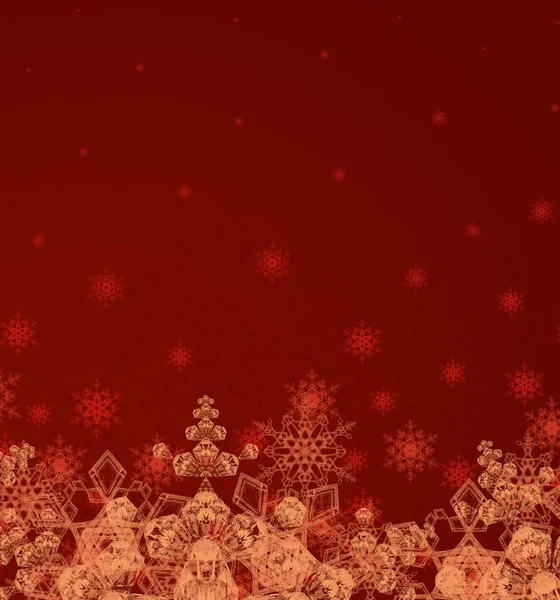 Christmas Festive Pattern Snowflakes — Stock Photo, Image