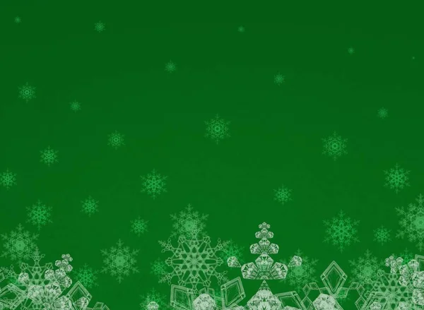 Winter Abstract Wallpaper Christmas Background Snowflakes — Stock Photo, Image