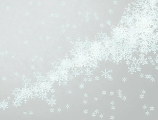 Winter Abstract Wallpaper Christmas Background Snowflakes — Stock Photo, Image