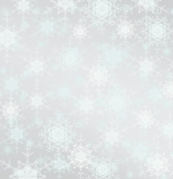 Winter Abstract Wallpaper Christmas Background Snowflakes — Stock Photo, Image