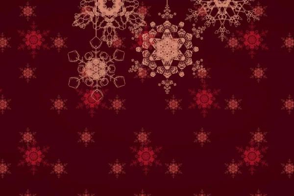 Fondo Pantalla Abstracto Invierno Fondo Navidad Con Copos Nieve — Foto de Stock