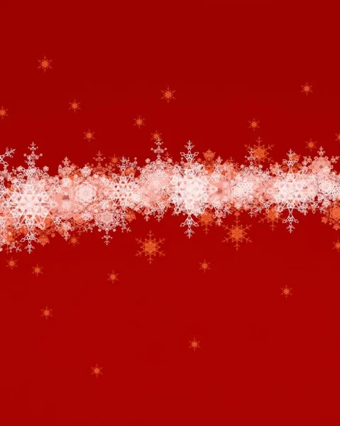 Зимние Абстрактные Обои Рождественский Фон Снежинками — стоковое фото