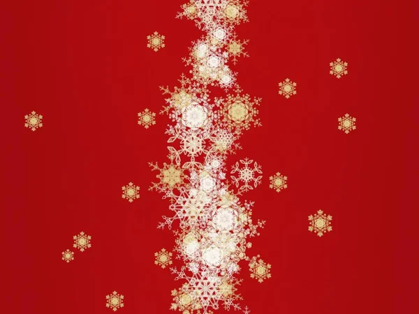 Winter Abstract Wallpaper Christmas Background Snowflakes — Stock Photo, Image