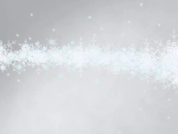 Winter Abstract Behang Kerstmis Achtergrond Met Sneeuwvlokken — Stockfoto