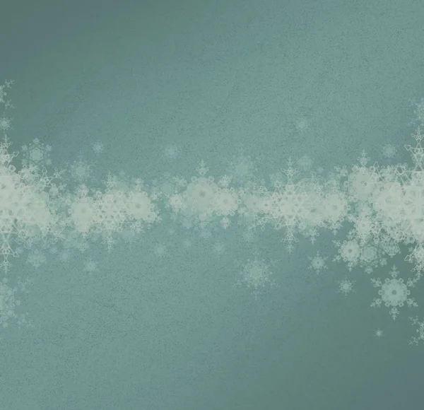 Winter Abstract Behang Kerstmis Achtergrond Met Sneeuwvlokken — Stockfoto