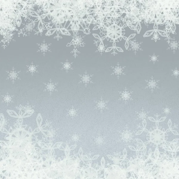 Inverno Astratto Carta Parati Sfondo Natale Con Fiocchi Neve — Foto Stock