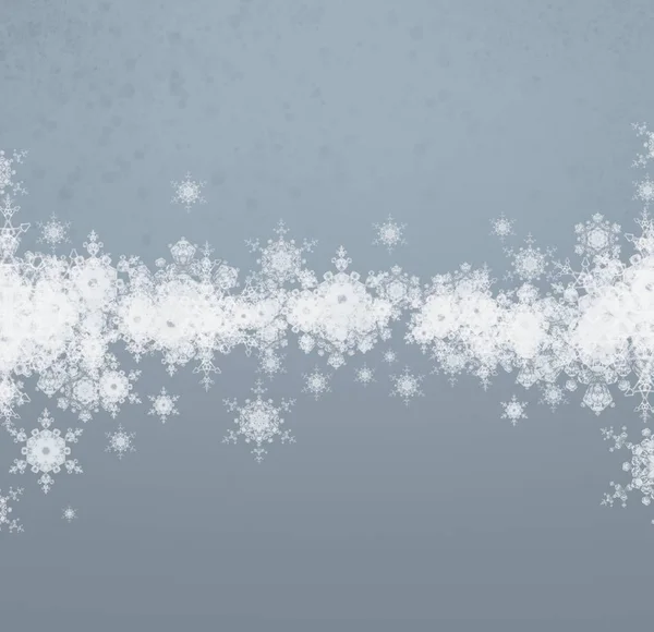 Абстрактні Зимові Шпалери Сніжинками — стокове фото
