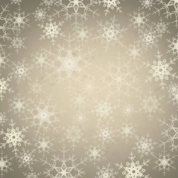Papel Parede Inverno Abstrato Com Flocos Neve — Fotografia de Stock