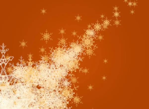 Abstract Winter Wallpaper Snowflakes — Stock Photo, Image